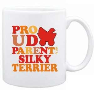  New  Proud Parent Of Silky Terrier  Mug Dog