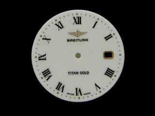Original Vintage BREITLING Titan Gold Watch Dial Mens  
