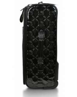 Loungefly Black Hello Kitty Sanrio Emboss Rolling Carry On Luggage 
