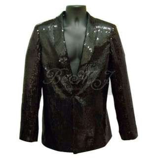 MJ *Premier* BILLIE JEAN Sequin Jacket Sz S/M/L/XL/XXL  