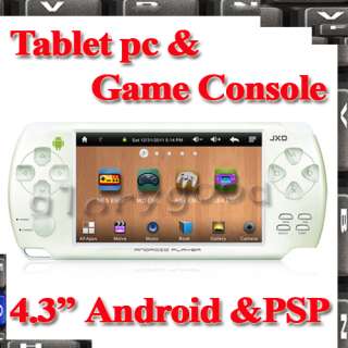 Brand game tablet JXD S601 4GB 4.3 inch Android PSP Shape MP5 Game 