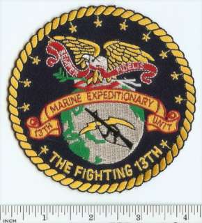 USMC Fighting 13th MEU Marine Expeditionary Unit PATCH  