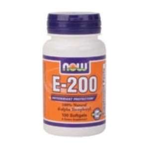  Vitamin E 200 100 Softgel 200 IU ( 100% Natural D Alpha 
