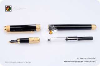 Picasso Fountain Pen 909 SPACE TIME OF LONDON Laquer GT  