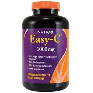  Natrol Easy C 1000 MG with Bioflavonoids 180 Tabs Health 