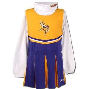  Minnesota Vikings Girls 4 6X Cheerleader Uniform Sports 