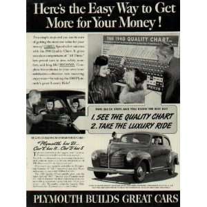 Heres the Easy Way to Get More for Your Money  1940 Plymouth 