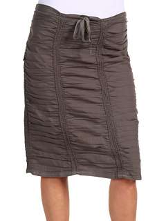XCVI Double Shirred Panel Knee Length Skirt at 