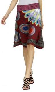NEW Desigual 2012 Summer Collection FIONNA Skirt Red 21F2754 2020 *S 