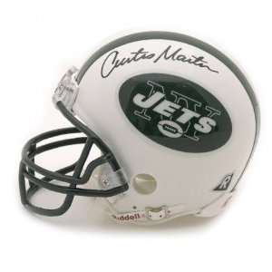Curtis Martin New York Jets Autographed Mini Helmet