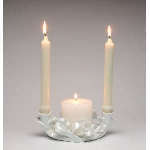  Porcelain Calla Lily Candle Holder