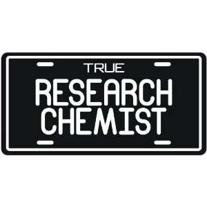    True Research Chemist  License Plate Occupations