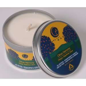  Citrus Harmony 8oz Travel Tin Aromatherapy Candle Health 