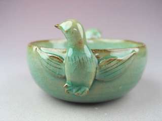 Longquan Kiln Bird shaped Glazed Celadon Cup 100ml  