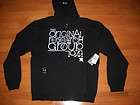 Mens L R G Lifted Research Group The Canton Zip Up Hoodie Gray Large 