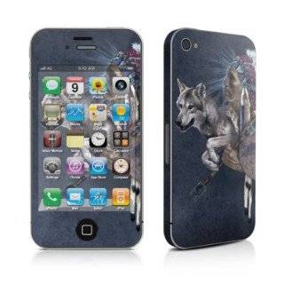 Wolf Reflection Design Protective Skin Decal Sticker for Apple iPhone 