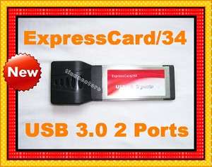 Port USB 3.0 NEC Express Card 34mm For Notbook Laptop  