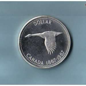  1967 Canadian Goose Dollar, KM#70 