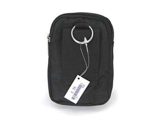 NEW mens waist bag nylon fanny pack small purse sport double zip 