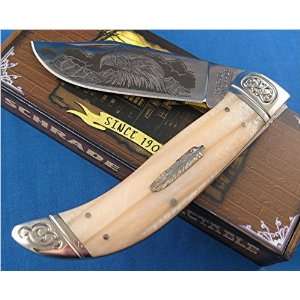  Schrade SCL1B Totem Pole Collectable Series One Buffalo 