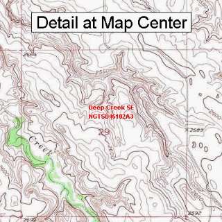   Map   Deep Creek SE, South Dakota (Folded/Waterproof) Sports