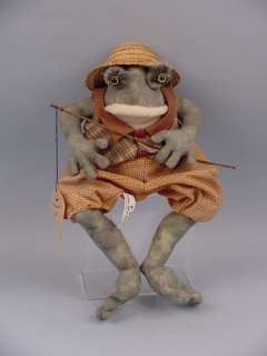 14 Mr. Fishing Frog by Tender Hearted Collectibles  