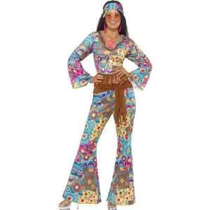  Smiffys Hippy Costume For Women (39493M) Toys & Games