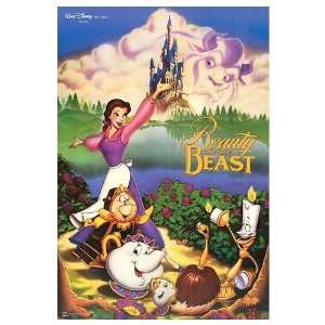  Beauty and the Beast Movie Poster, 23.5 x 34.5 (1991 