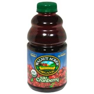 Walnut Acres Organic Juice, Wild Cranberry, 32 Ounce Bottles (Pack of 