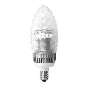  Greenlite Lighting LED/CBC/30K/3W/D Dimmable 3W LED Chandelier Bulb 