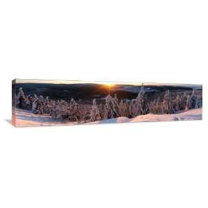  Winter Wonderland Sunset   Gallery Wrapped Canvas   Museum 