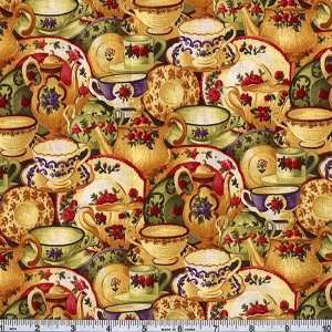  45 Wide Victorias Tea Room China Antique Fabric By The 