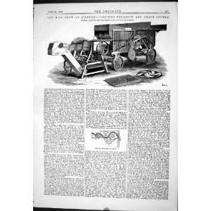  Engineering 1879 Kilburn Combined Thrasher Chaff Cutter 
