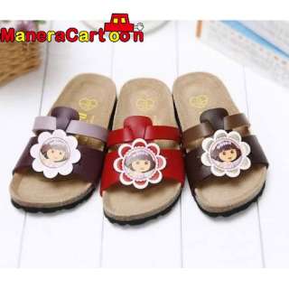 Dora Girls Sandals Slippers Shoes Birkenstock Like Brown, Red, Purple 