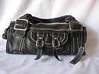FOSSIL LUCY BLACK LEATHER SATCHEL PURSE HANDBAG HARD TO FIND GORGEOUS