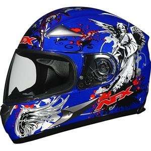  AFX FX 90 Dark Angel Helmet   Large/Blue Automotive