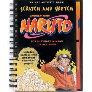  Scratch and Sketch Naruto (Art Activity Book) [Spiral 
