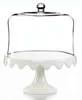 Martha Stewart Collection Serveware, Scalloped Cake Stand and Dome