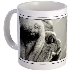 English Bulldog Closeup Pets Mug by   Kitchen 
