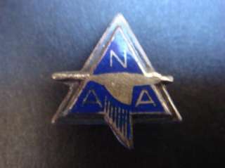 North American Aviation Vintage NAA Sterling Pin  