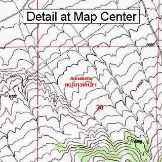   Map   Annabella, Utah (Folded/Waterproof)