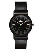 Lacoste Watch, Mens Tokyo Black Leather Strap 2010485