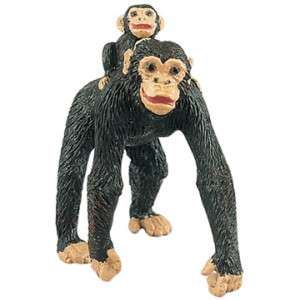 Chimpanzee with Baby (Retired)   Safari, Ltd. vinyl toy  