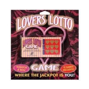  Lovers lotto scratch ticket game   pack of 12 cards 