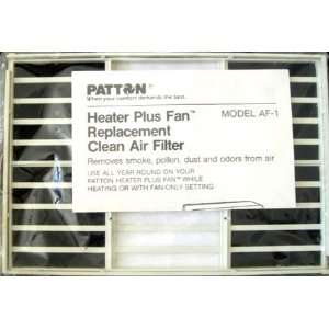  Patton Heater Plus Fan Replacement Clean Air Filter Model 