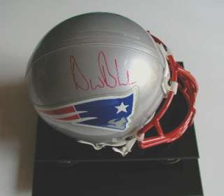 Drew Bledsoe Signed New England Patriots NFL Mini Helmet w/COA  