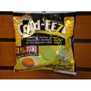  COLD EEZE NATURAL GREEN TEA WITH HONEY COLD REMEDY 