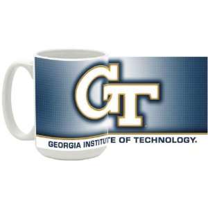  Georgia Tech University 15 oz Ceramic Coffee Mug   GT 