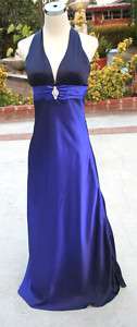 NWT JUMP $170 Royal /Black Junior Formal Prom Gown 9/10  