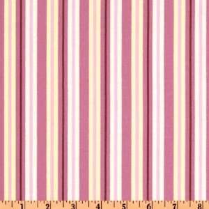  44 Wide Poky Little Puppy Stripes Pink Fabric By The 
